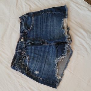 American Eagle dark denim shorts